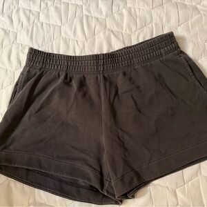 NWOT Aerie Shorts. Size XL Charcoal gray/black